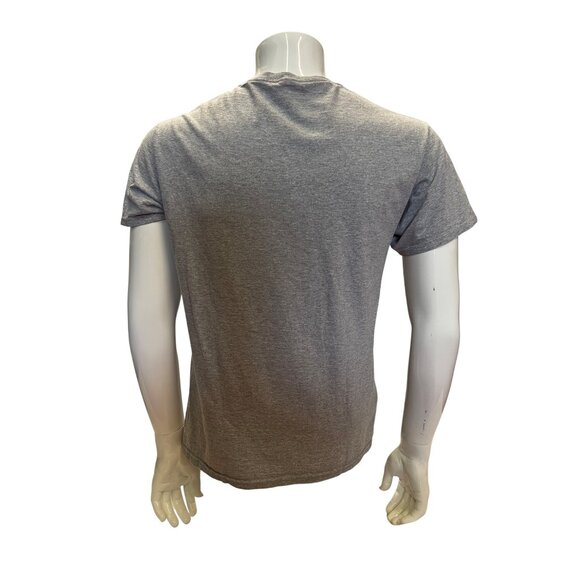 But First Coffee Graphic Gray T-Shirt Medium Fruit Of The Loom HD Cotton Blend U - Picture 2 of 4